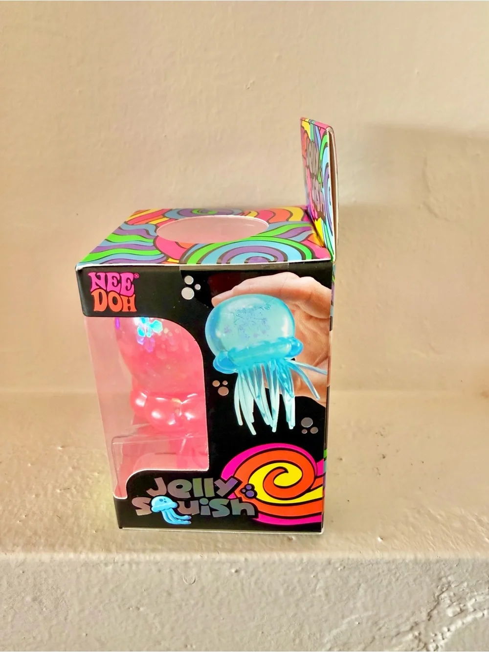 100% AUTHENTIC Schylling Needoh Jelly Squish - pink! Brand new, unopened!